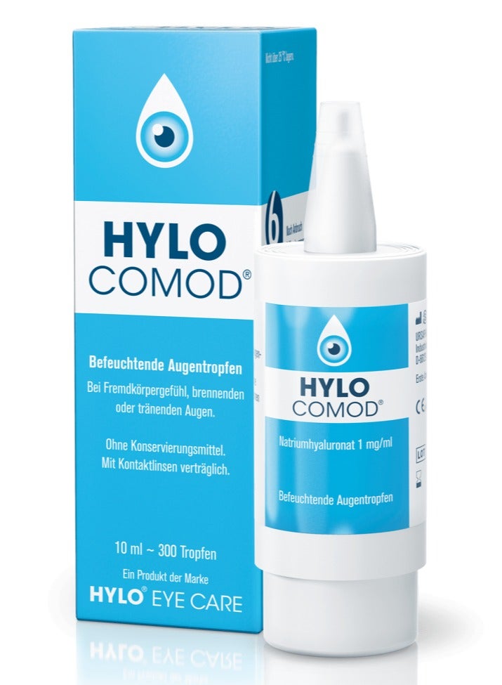 Hylo Comod Lubricating Eye Drops 10ml