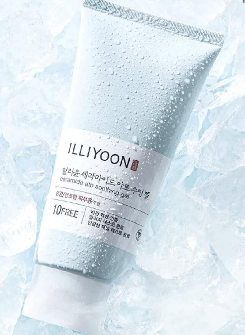 ILLIYOON Ceramide Ato Soothing Gel 175ml, High Moisturizing Cooling Gel