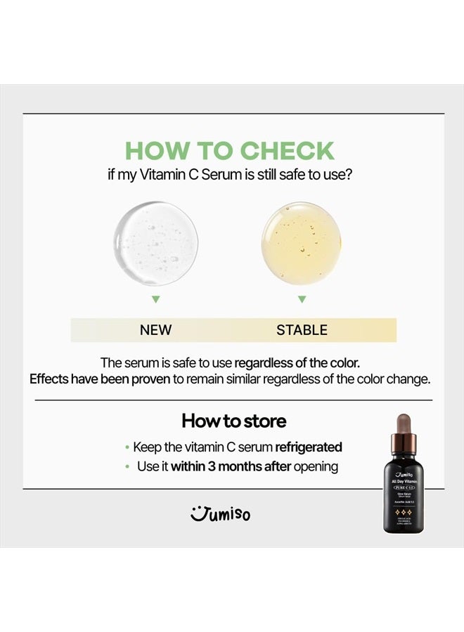 All Day Pure C 5.5 Glow Serum 30ml | Aronia Fruit Extract | Pure Vitamin C (L-Ascorbic Acid) with Alpha-Arbutin&Ascorbyl Glucoside | fragrance-free, parabens-free | 1.01 fl oz, 30 ml