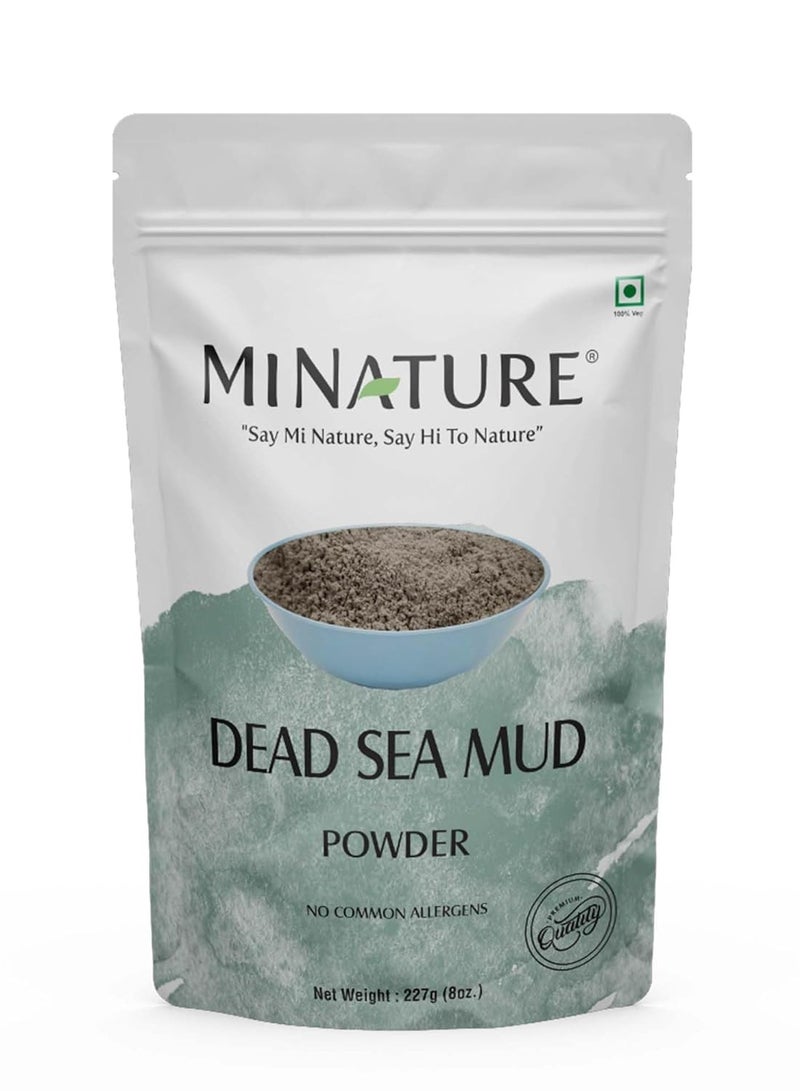 minature Dead Sea Mud Powder For Face, Body & Hair | Dead Sea Mud Revitalizing, Exfoliating Powder | All Natural | Healthy Skin Care| 227G (0.5Lb)/8 Oz