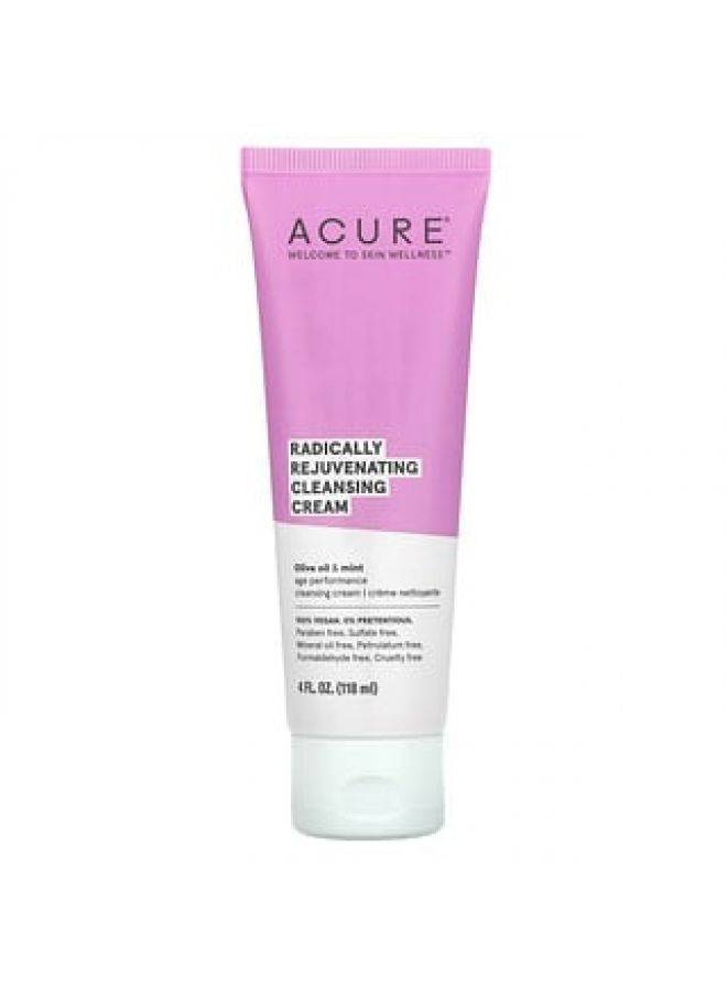 Acure Radically Rejuvenating Cleansing Cream 4 fl oz