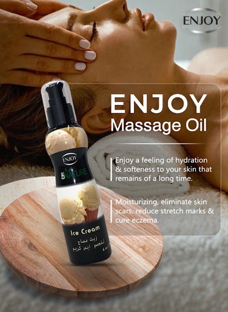 Enjoy Ice cream Massage Oil 175ml