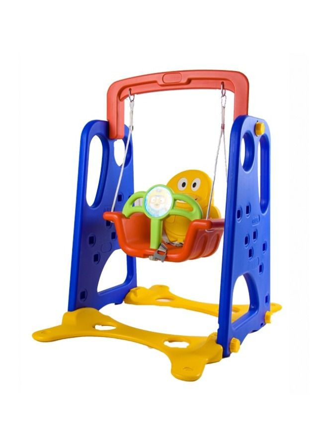 Indoor Household Plastic Cartoon Swing Playset For Baby