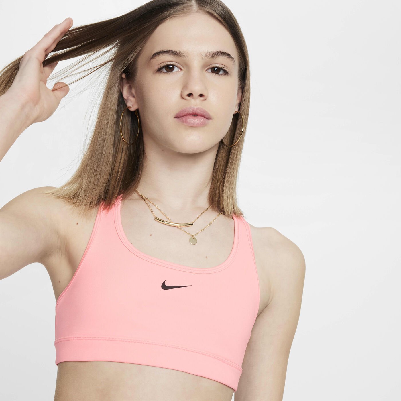 Kids' Swoosh Medium-Support Sports Bra