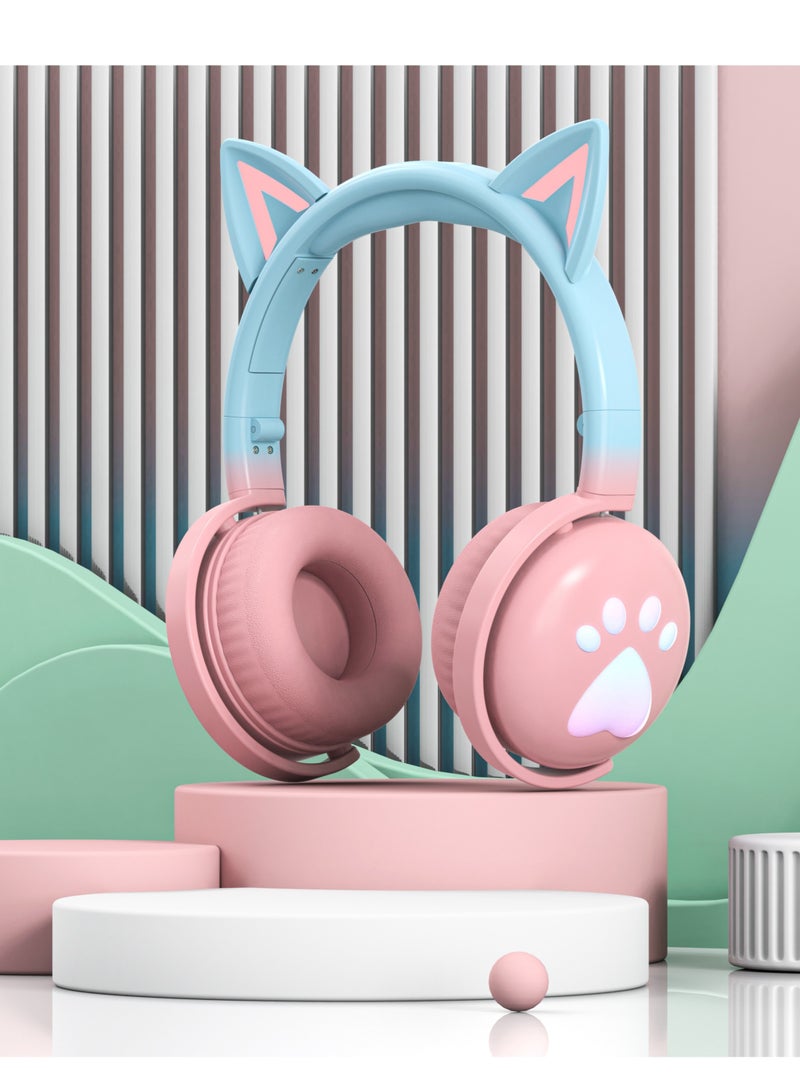 KE-28 Headphone Cute Computer Gaming Over Ear Wireless Headphones Bluetooth Headset