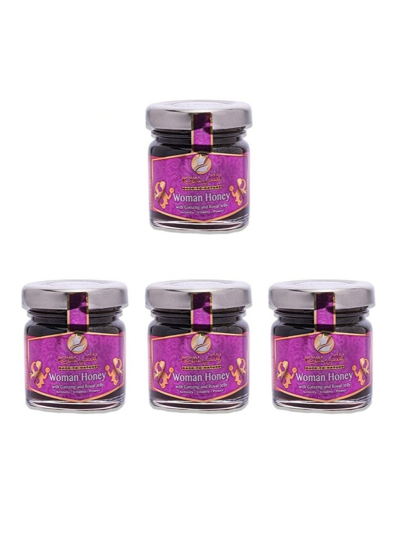 Honey For Women With Ginseng And Royal Jelly 50g Pack of 4