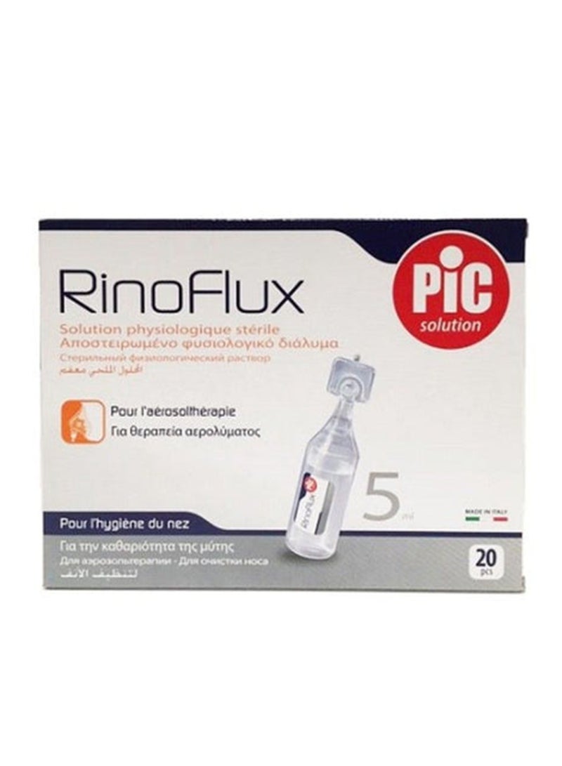 Rinoflux Saline Solution 5Ml 20S