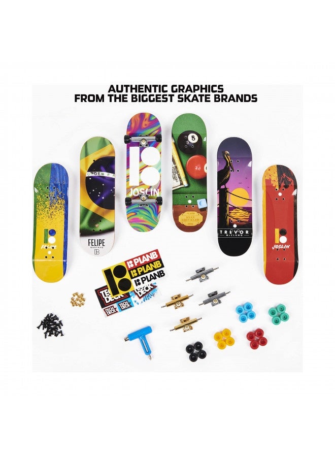 Tech Deck, Sk8Shop Fingerboard Bonus Pack, Collectible And Customizable Mini Skateboards, Kids Toys For Ages 6 And Up (Styles May Vary)