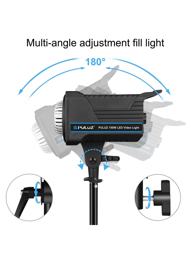 PULUZ 150W LED photography constant light dual color temperature 3200K-5600K with remote control