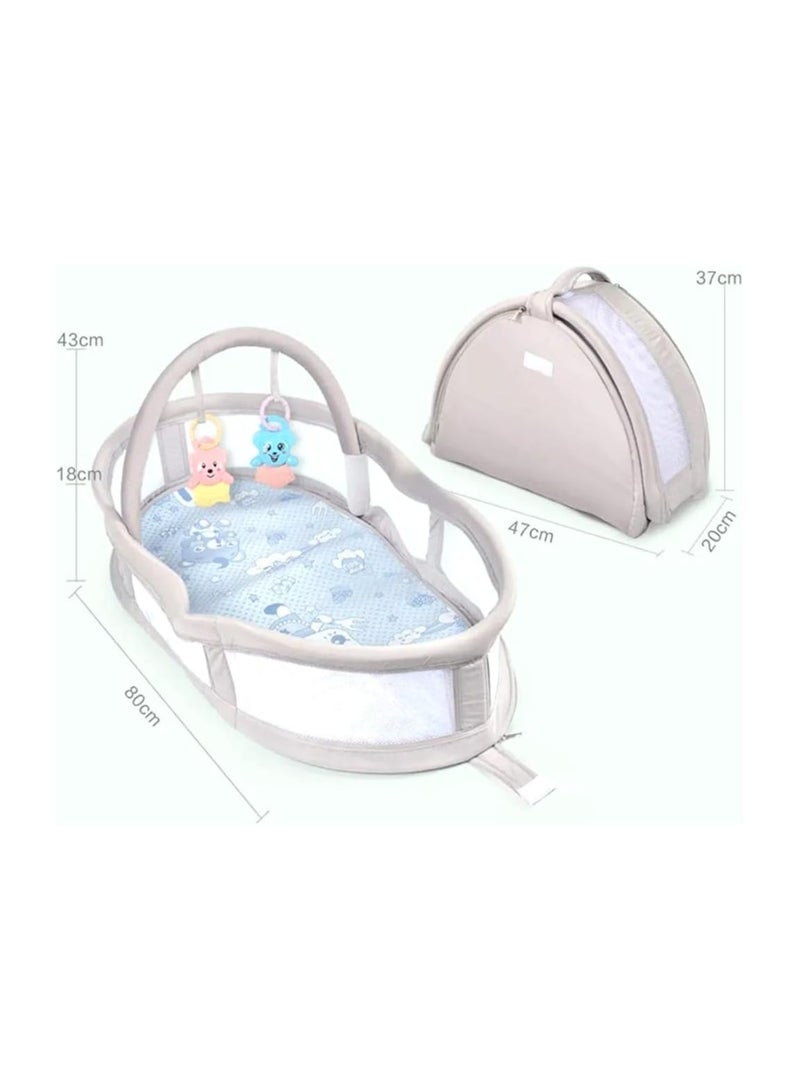 Baby sleeping Bassinet Basket Green