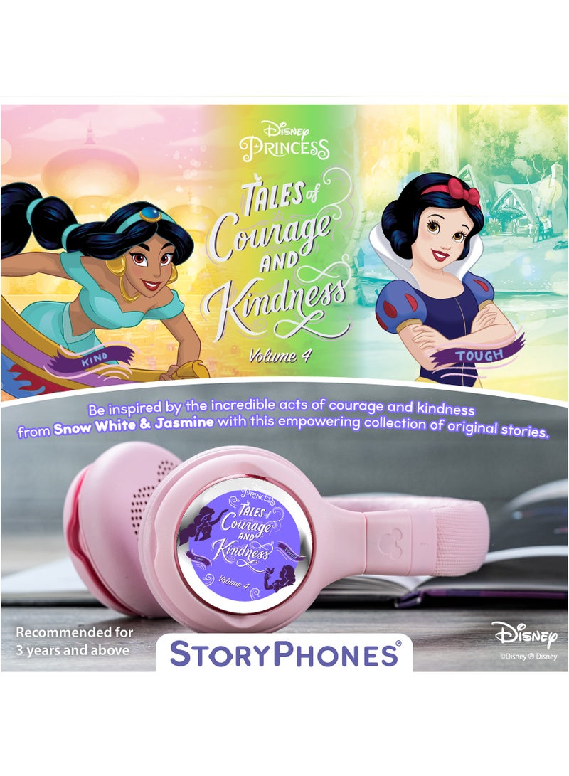 StoryShields | Disney Stories, Screenless Story Telling, Collectible & Swappable, To be Used w/ StoryPhones Headphones - Disney Princess Tales of Courage & Kindness: Snow White & Jasmine