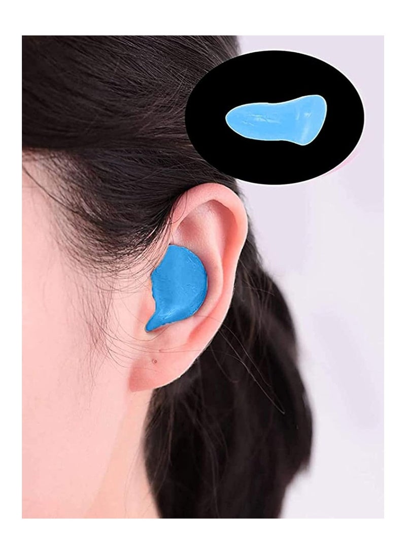 Castove Sleeping Earplugs Sleeping Earplugs with High Decibel Noise Protection Waterproof Earplugs for Sleeping Learning Swimming Noise Cancelling 3 Pairs