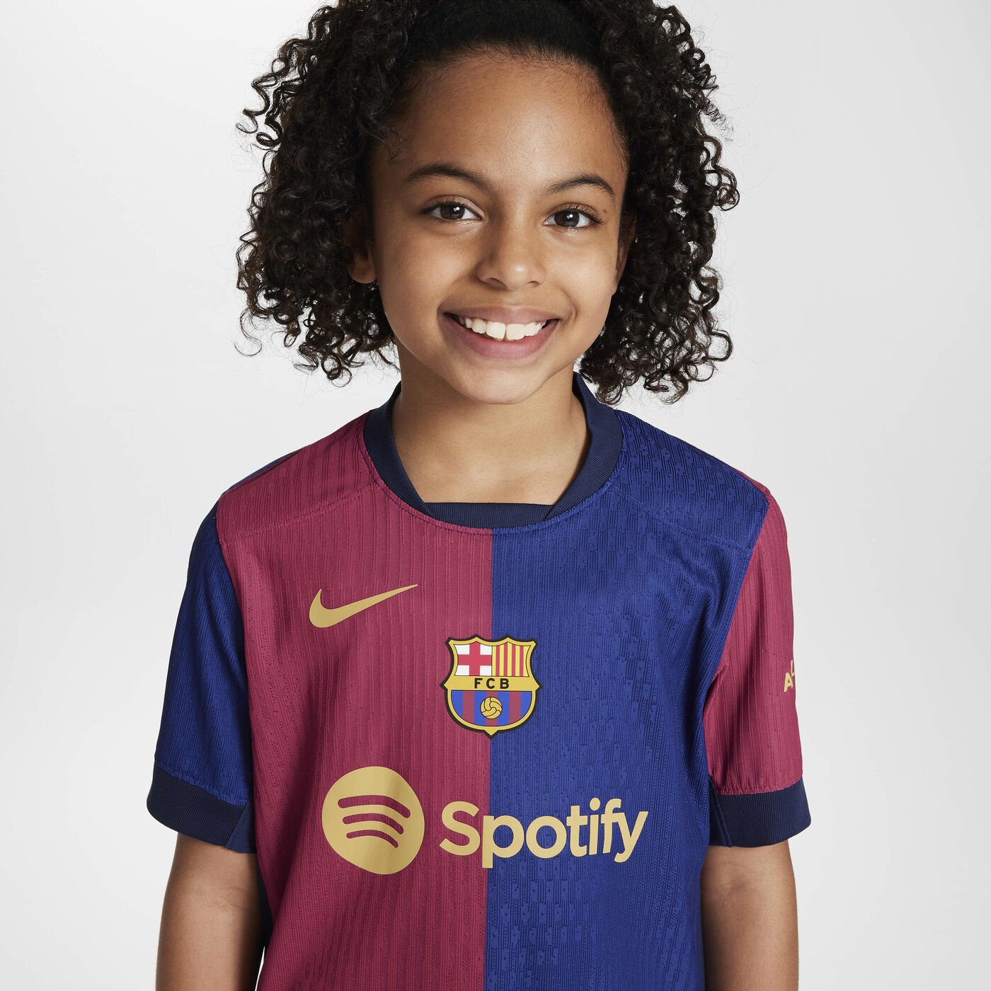 Kids' F.C. Barcelona 2024/25 Match Home Dri-FIT ADV Football Authentic Shirt