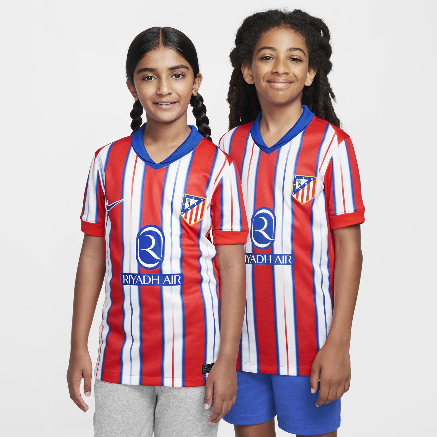 Kids' Atlético Madrid 24/25 Home Replica Football Jersey