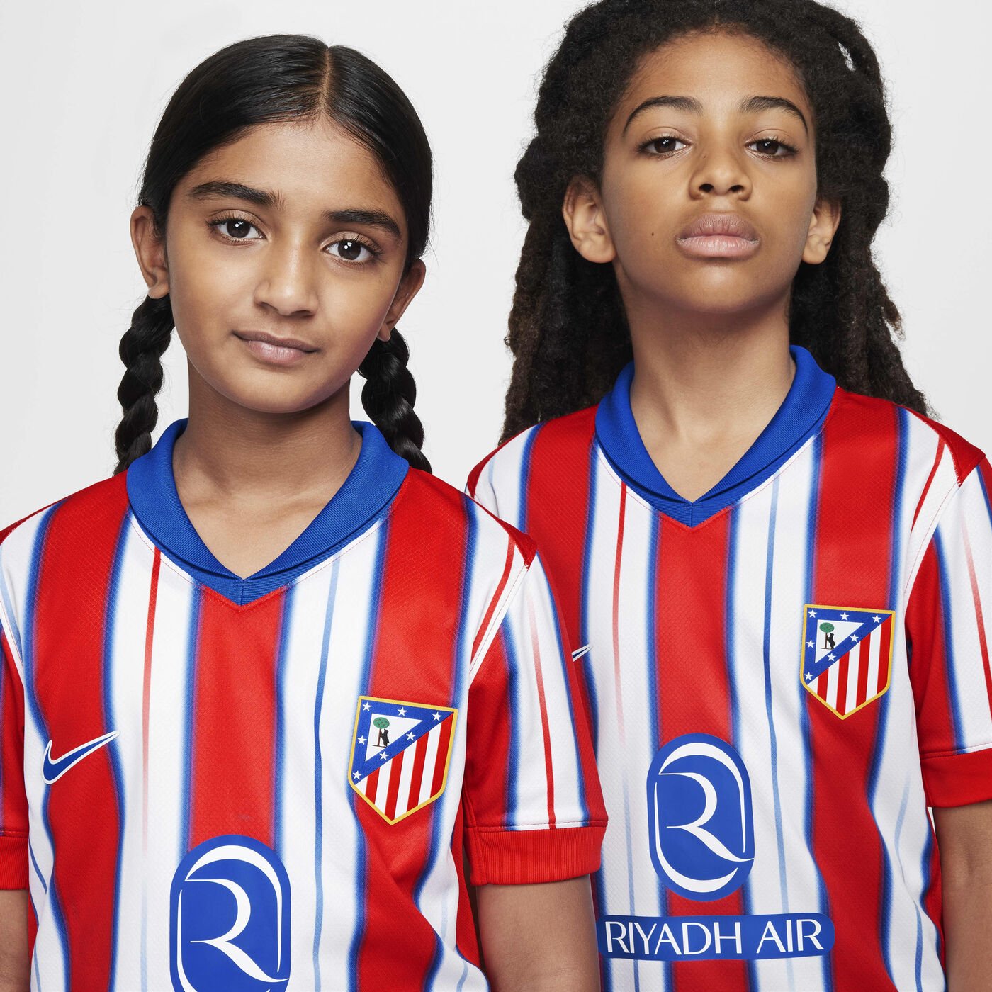 Kids' Atlético Madrid 24/25 Home Replica Football Jersey