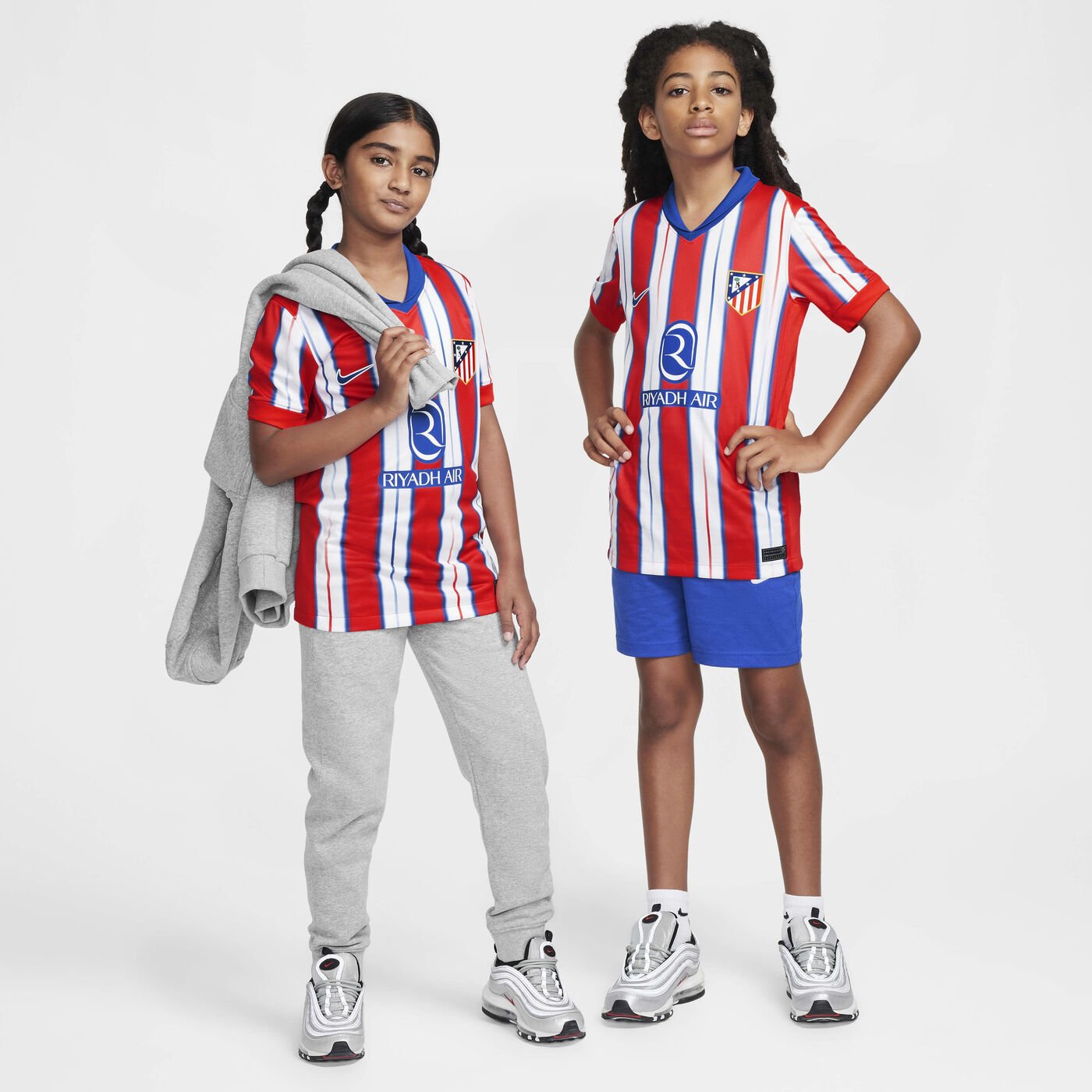 Kids' Atlético Madrid 24/25 Home Replica Football Jersey