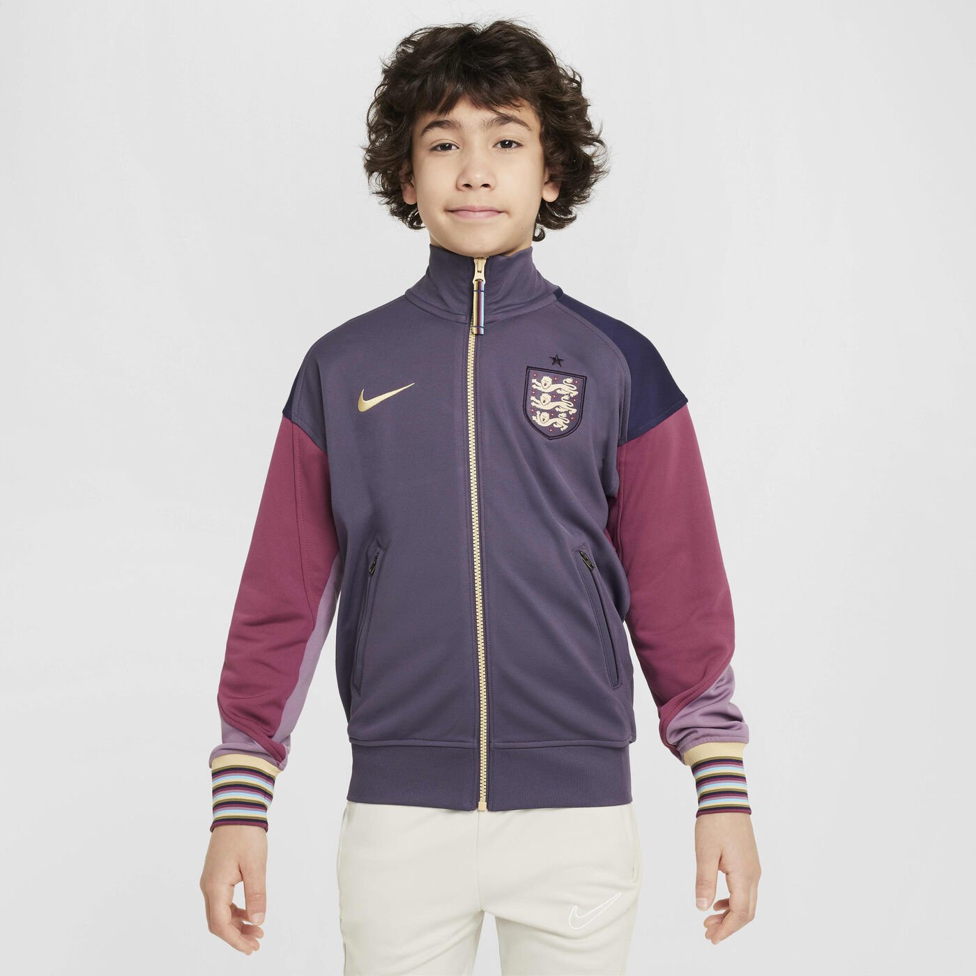 Kids' England Academy Pro Away Dri-FIT Football Anthem Jacket