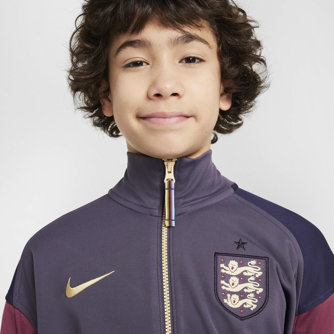 Kids' England Academy Pro Away Dri-FIT Football Anthem Jacket