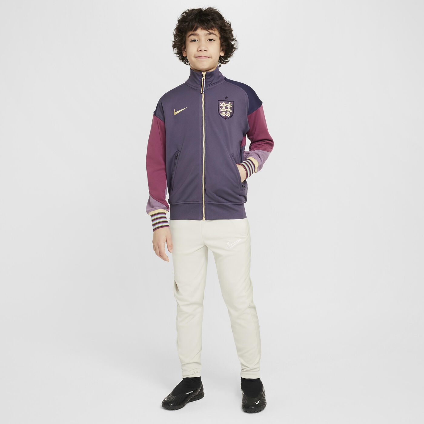 Kids' England Academy Pro Away Dri-FIT Football Anthem Jacket