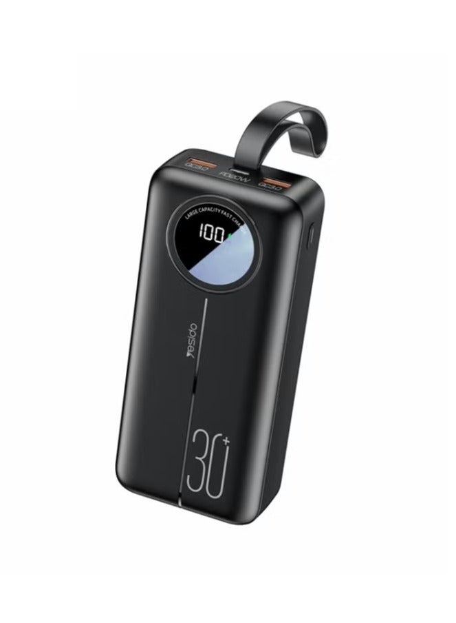 YP42 Fast Charging 30000 mAh Power Bank Black