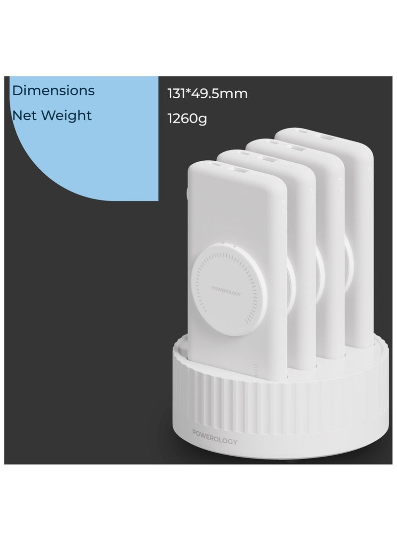 4in1 Station 10000mAh PD 100W QC Wireless Power Bank