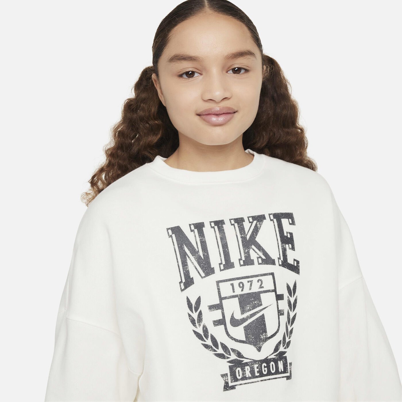 Kids' Sportswear Oversized Fleece Sweatshirt