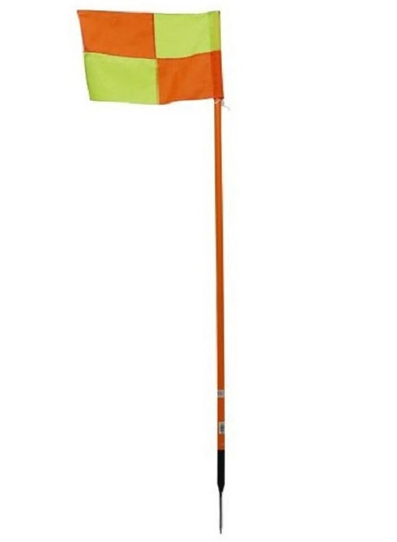 Soccer Football Corner Flag 160X2.5 Cm With Rubber Covered Spring At The Bottom
