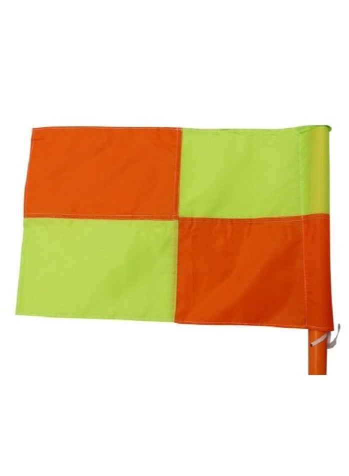 Soccer Football Corner Flag 160X2.5 Cm With Rubber Covered Spring At The Bottom 5 Pcs Set