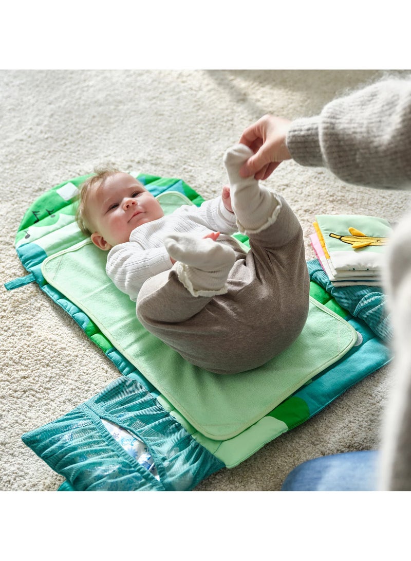 Babycare Mat, Foldable Green, 70x35cm