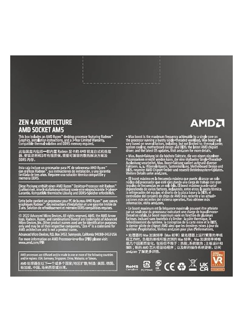 Ryzen™ 9 7900X 12-Core, 24-Thread Unlocked Desktop Processor ‎black
