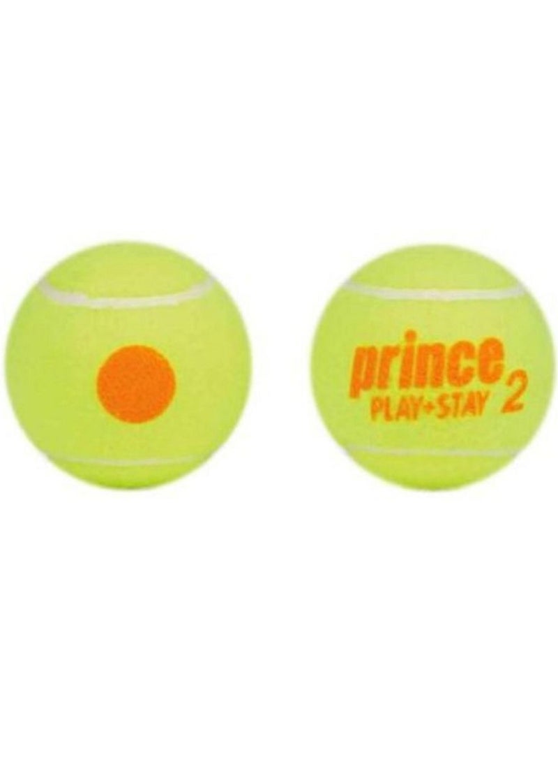 Prince Tennis Balls P&S Stage 2 Dot 3 Pcs Ball Can