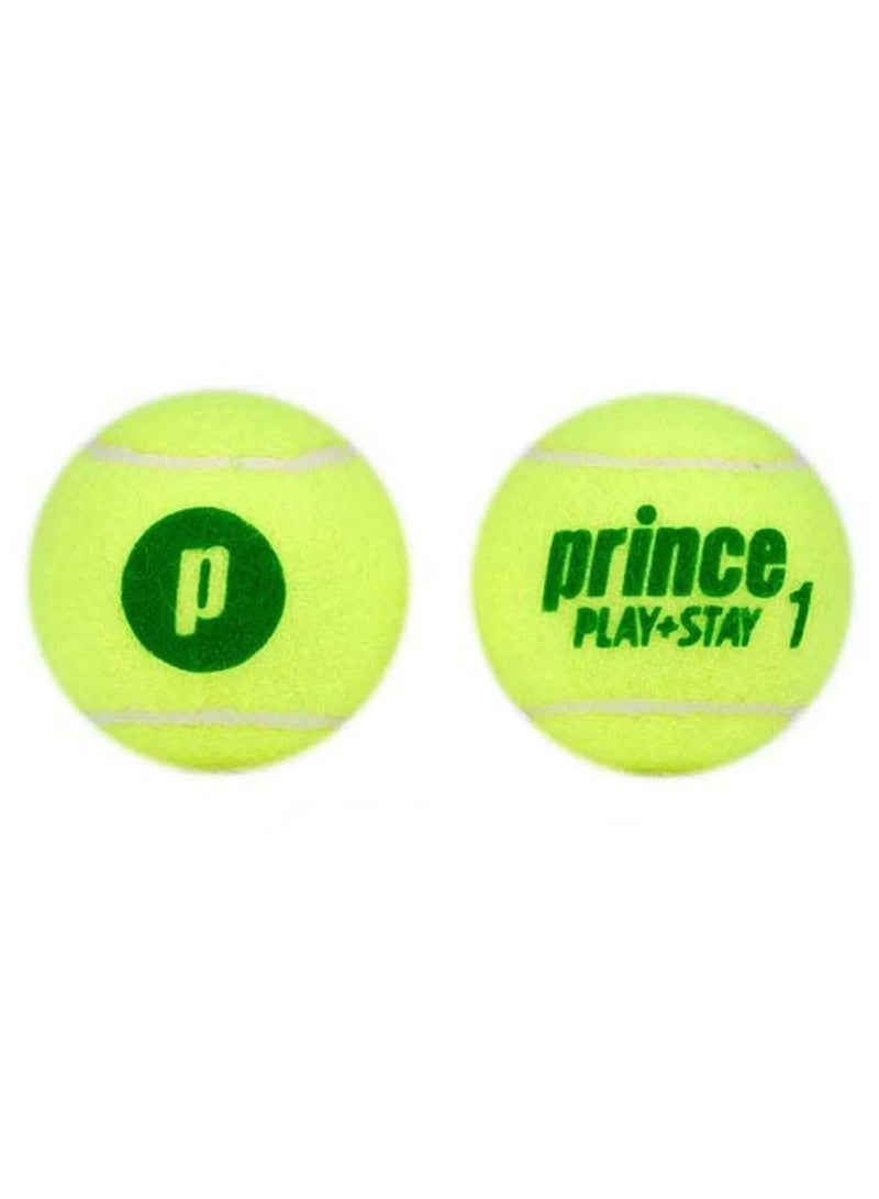 Prince Tennis Balls P&S Stage 1 Dot 3 Pcs Ball Can