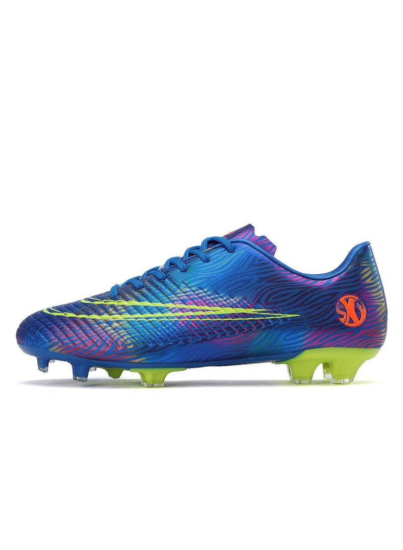 SKY WING Men's Soccer Shoes Cleats Professional Low-Top Breathable Athletic Football Spikes Boots Outdoor Indoor Sneakers