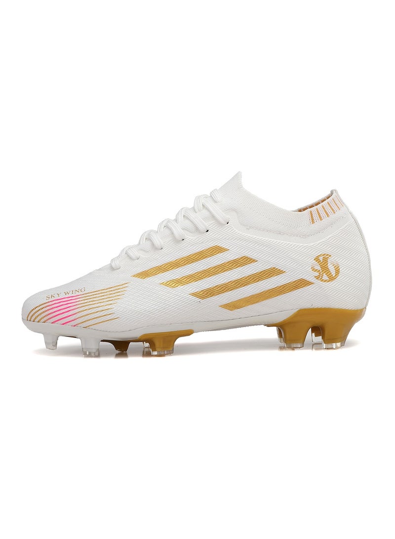 SKY WING Soccer Shoes For Men and Women Cleats Professional Low Top Breathable Training Football Shoes Unisex Indoor Outdoor Sneakers