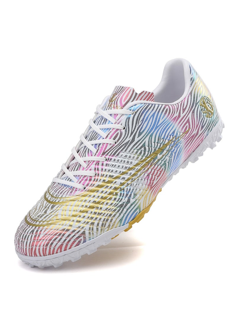 SKY WING Men's Soccer Shoes Cleats Professional Low-Top Athletic Football Boots Outdoor Indoor Sneakers