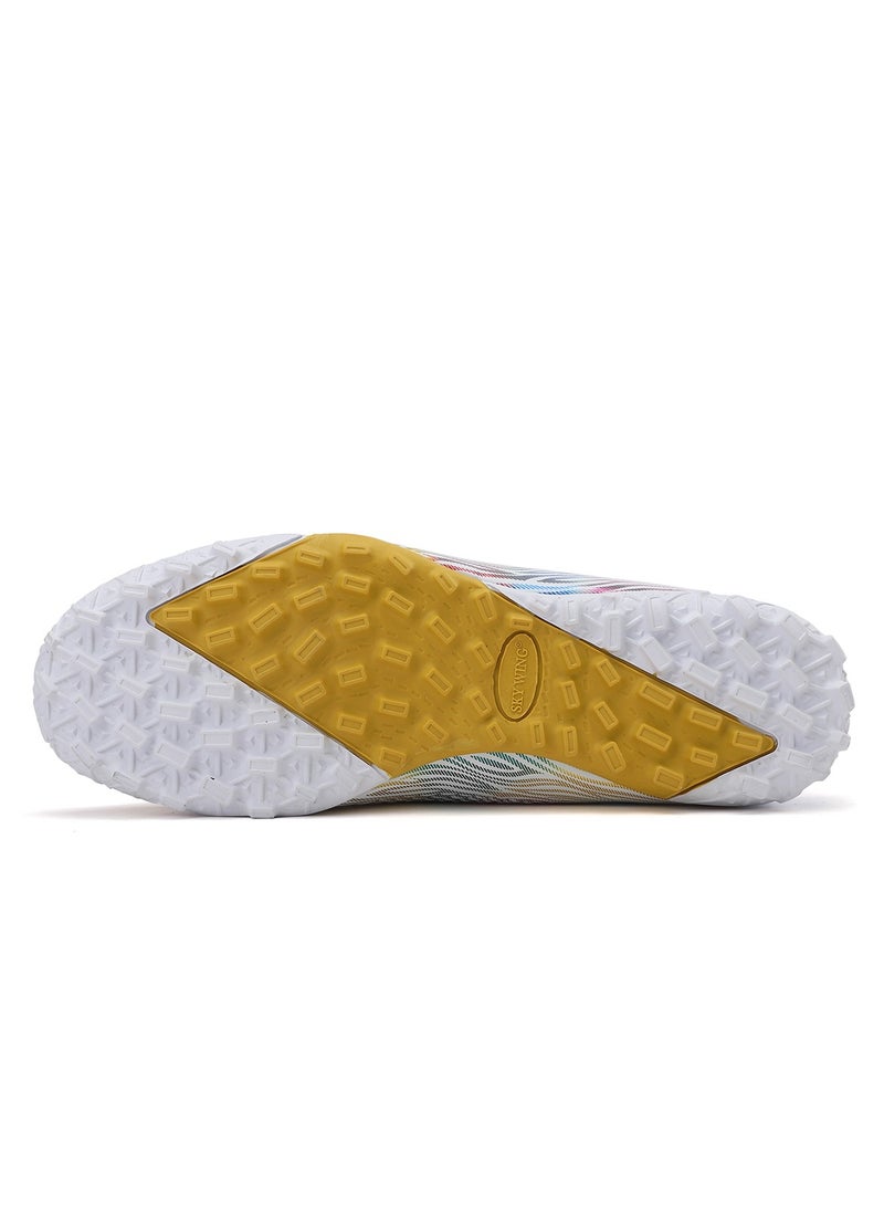 SKY WING Men's Soccer Shoes Cleats Professional Low-Top Athletic Football Boots Outdoor Indoor Sneakers