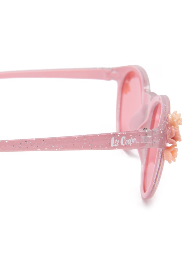 Girls' Polarized Sunglasses Pink Frame Pink Lens - 46mm Lens - LCK107C01