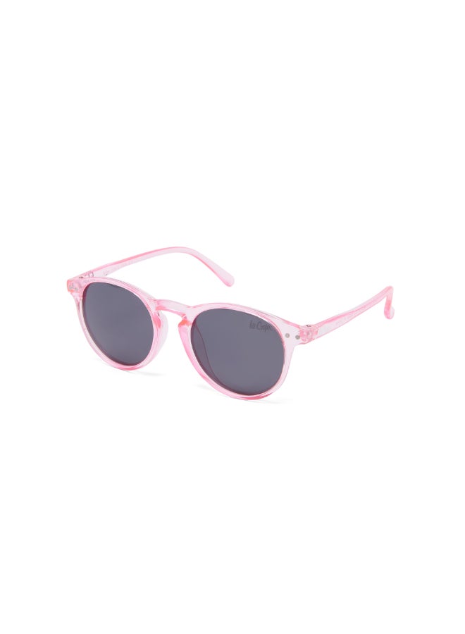 Girls' Polarized Sunglasses Pink Frame Grey Lens - 45mm Lens - LCK112C01