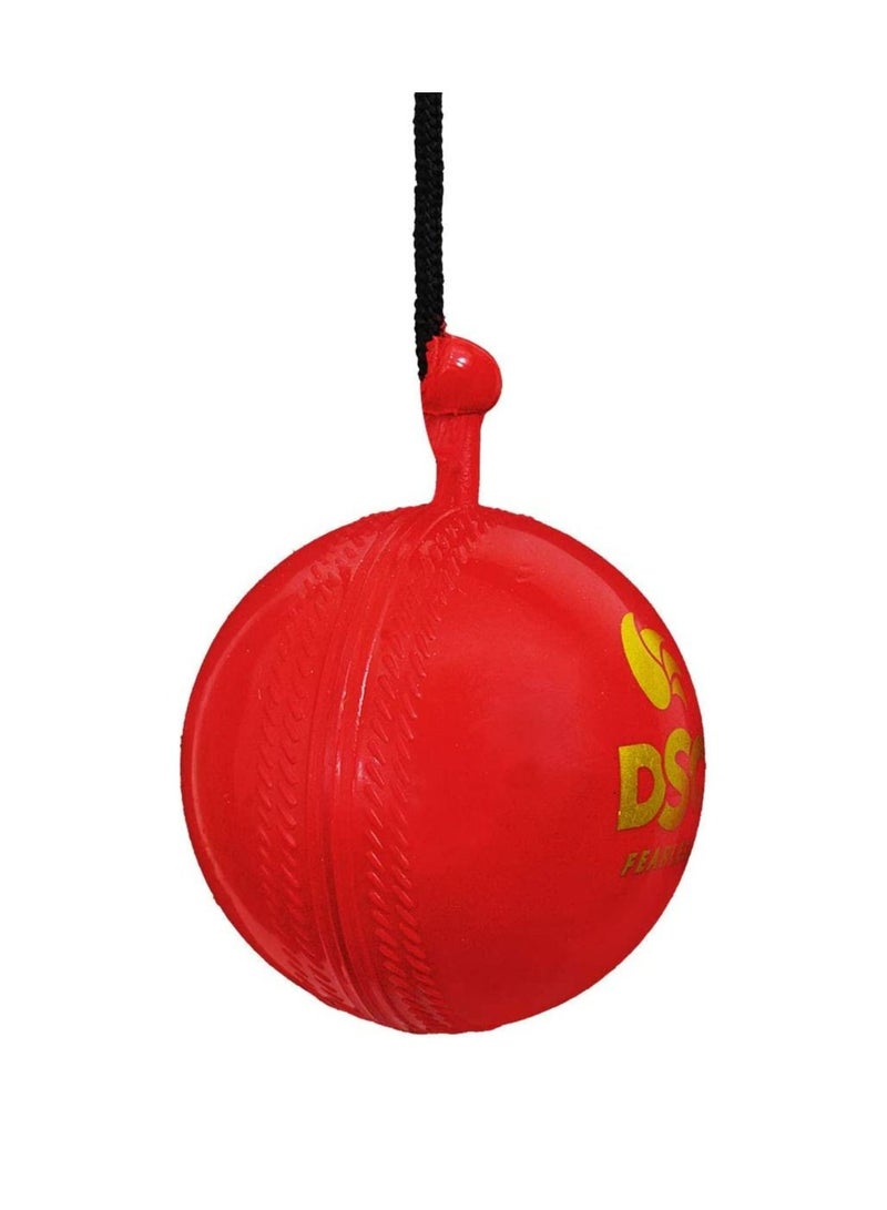 Hanging Synthetic Cricket Ball | Rubber | Suitable for Practice Game | Solid inner core | Weatherproof | Training | Lightweight