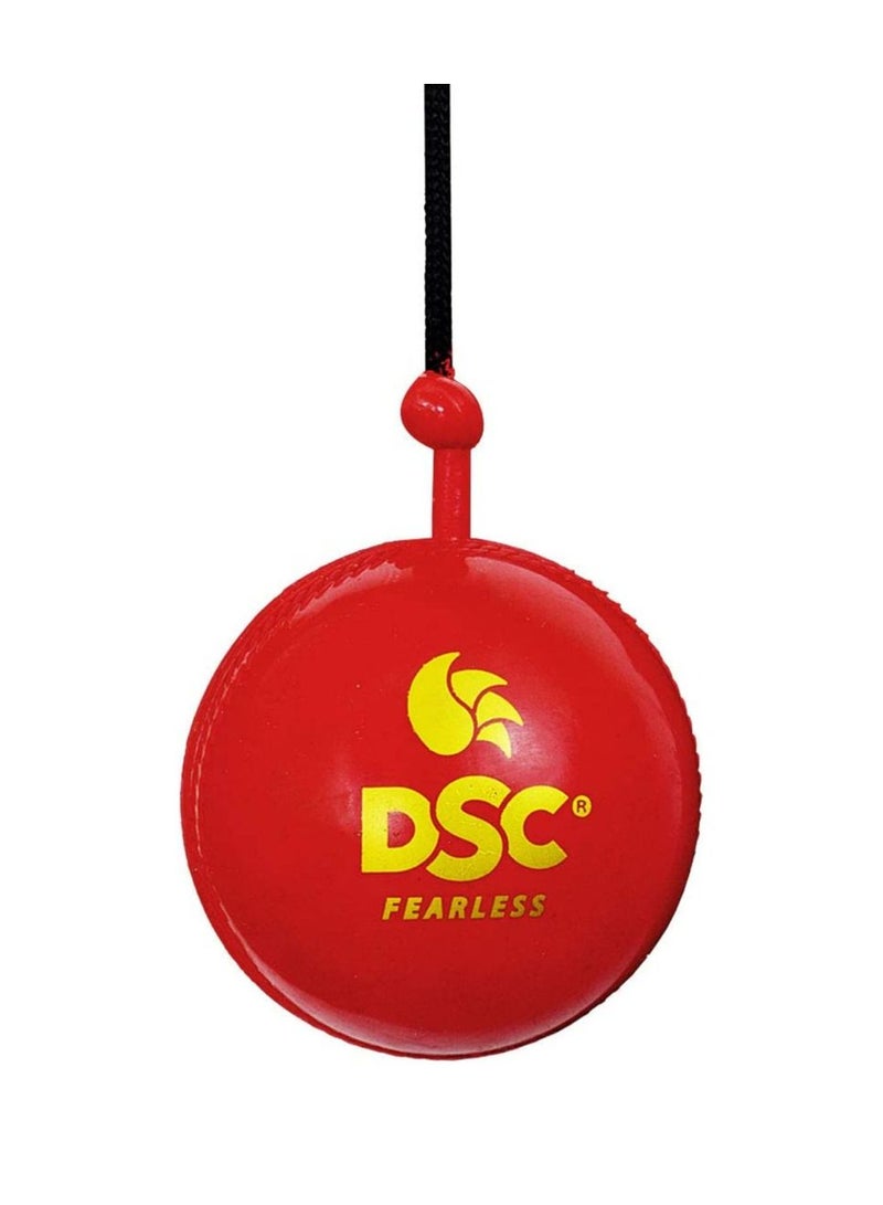 Hanging Synthetic Cricket Ball | Rubber | Suitable for Practice Game | Solid inner core | Weatherproof | Training | Lightweight