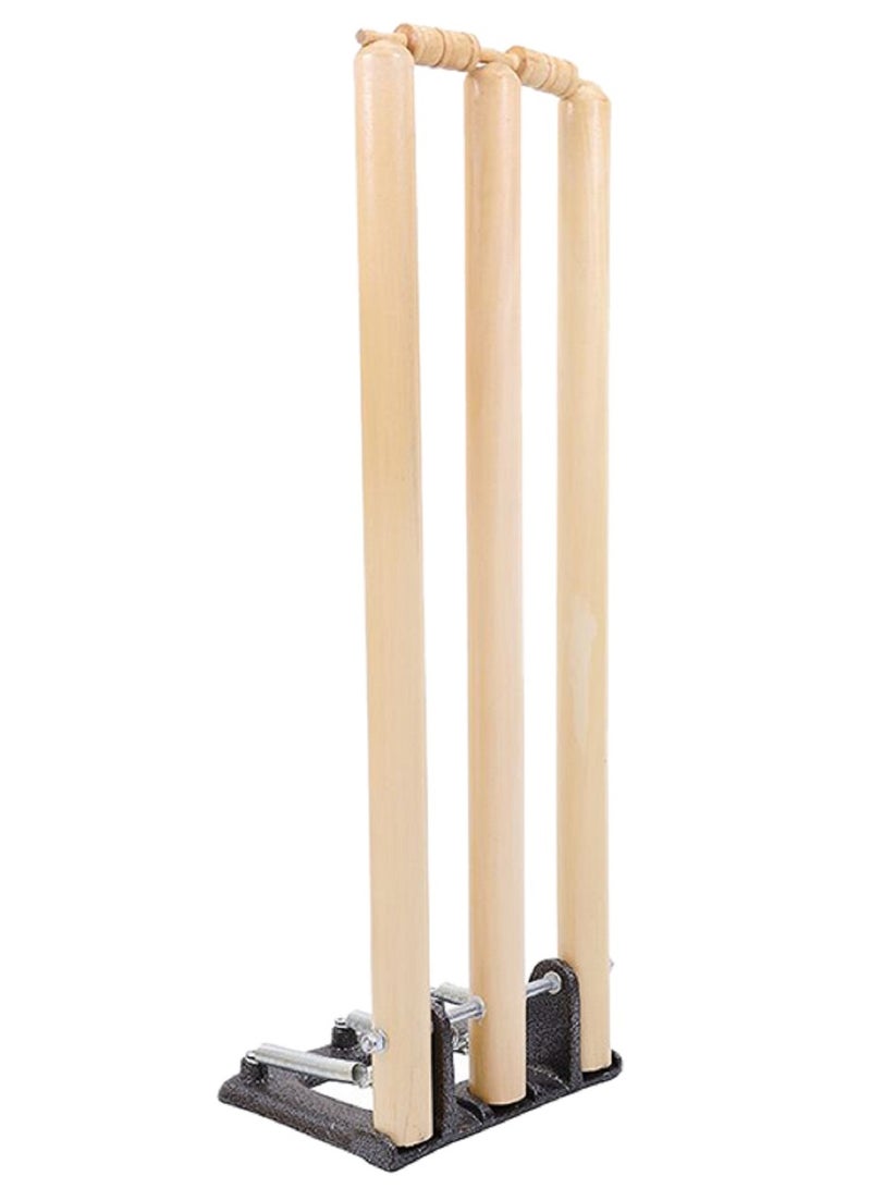 Cricket Stumps With Spring Stand 28 inch