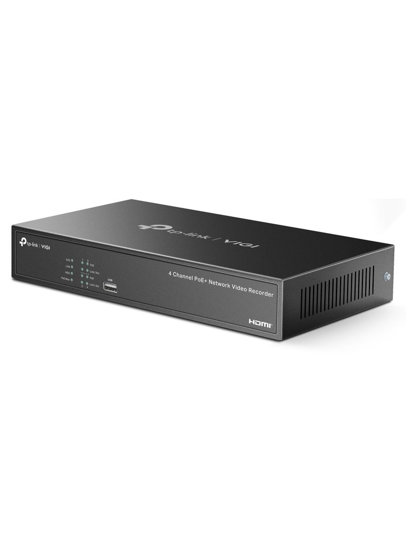 VIGI NVR1004H-4P VIGI 4 Channel PoE+ Network Video Recorder