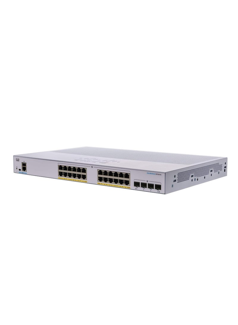 Cisco Business CBS350-24P-4G Managed Switch | 24 Port GE | PoE | 4x1G SFP | Limited Lifetime Protection (CBS350-24P-4G)