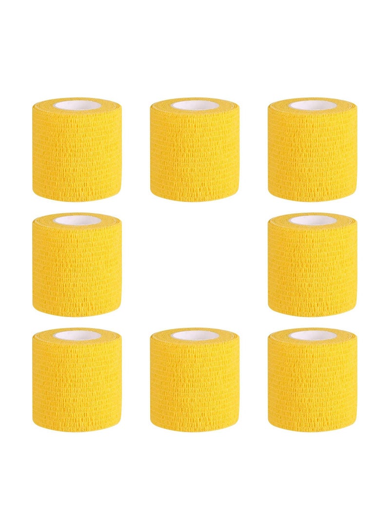 8 Rolls Of Adhesive Bandage Self-Adhesive Non-Woven Fabric Sports Bandage