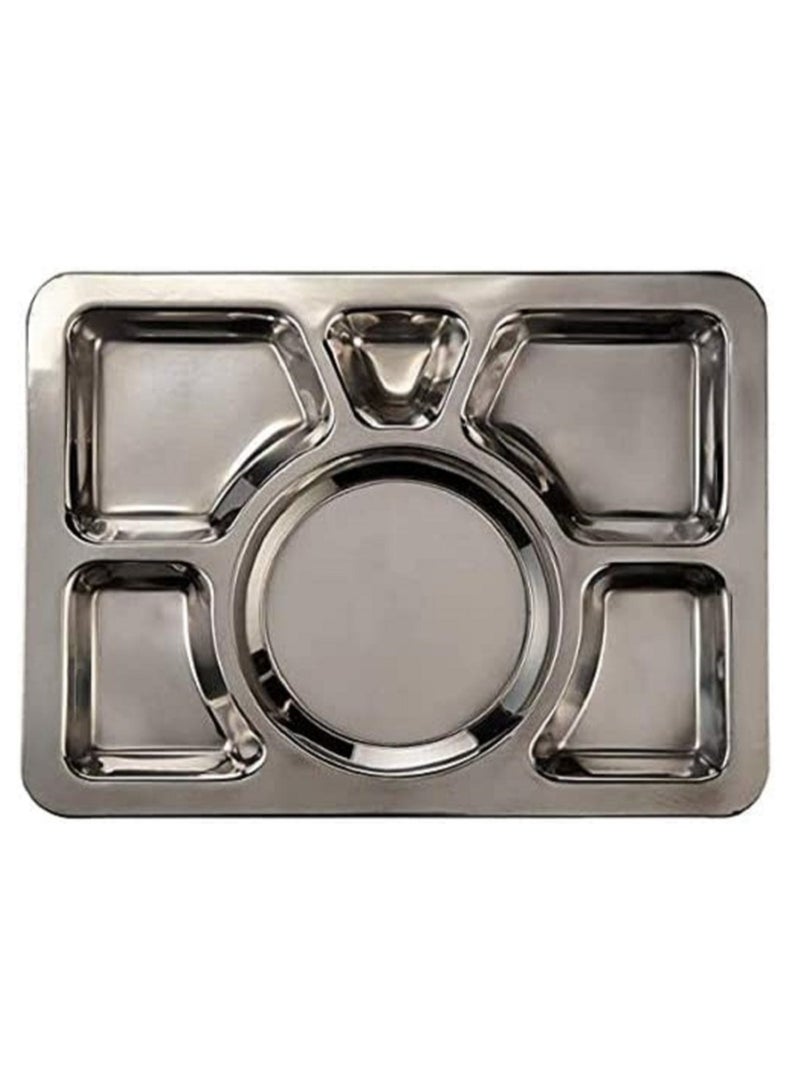 Mess Tray Silver 40cm