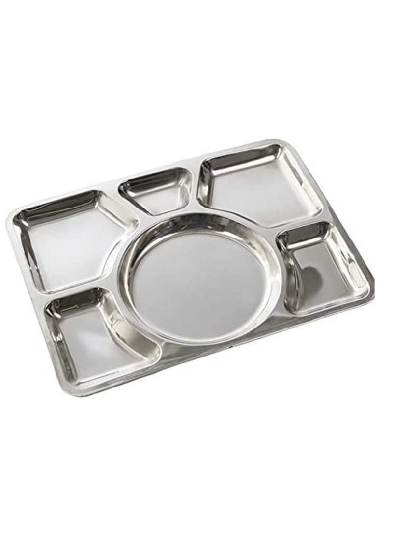 Mess Tray Silver 40cm