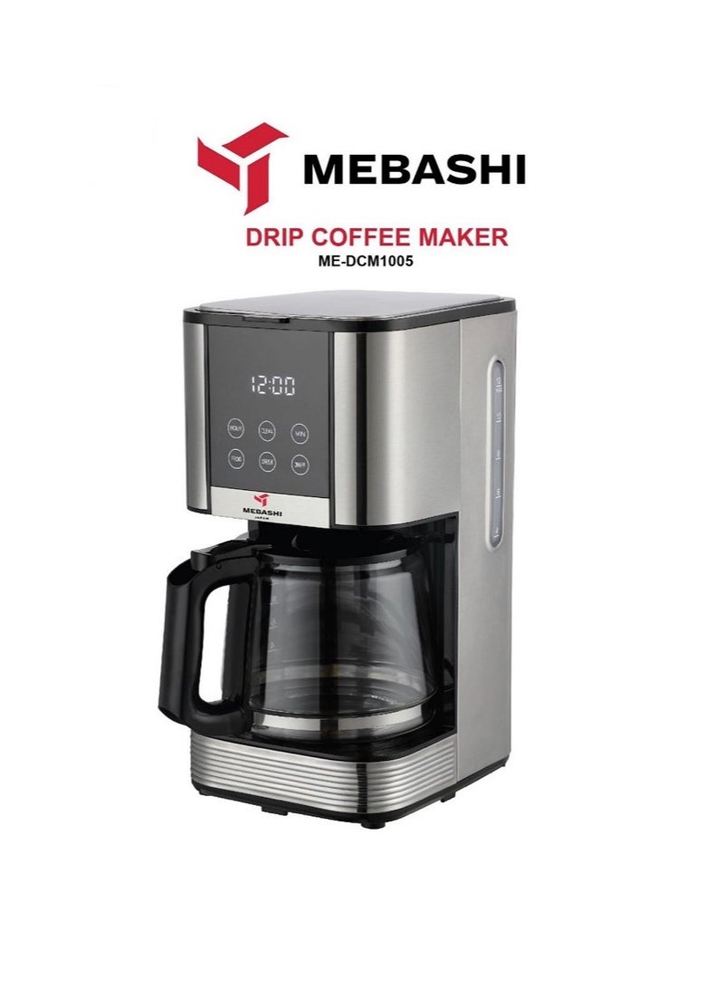 Drip Coffee Maker With Touch Control 1.2L 1000W