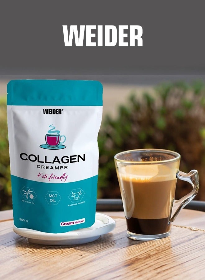 Collagen Creamer, Keto Friendly, No Palm Oil, 360g Cream Flavour