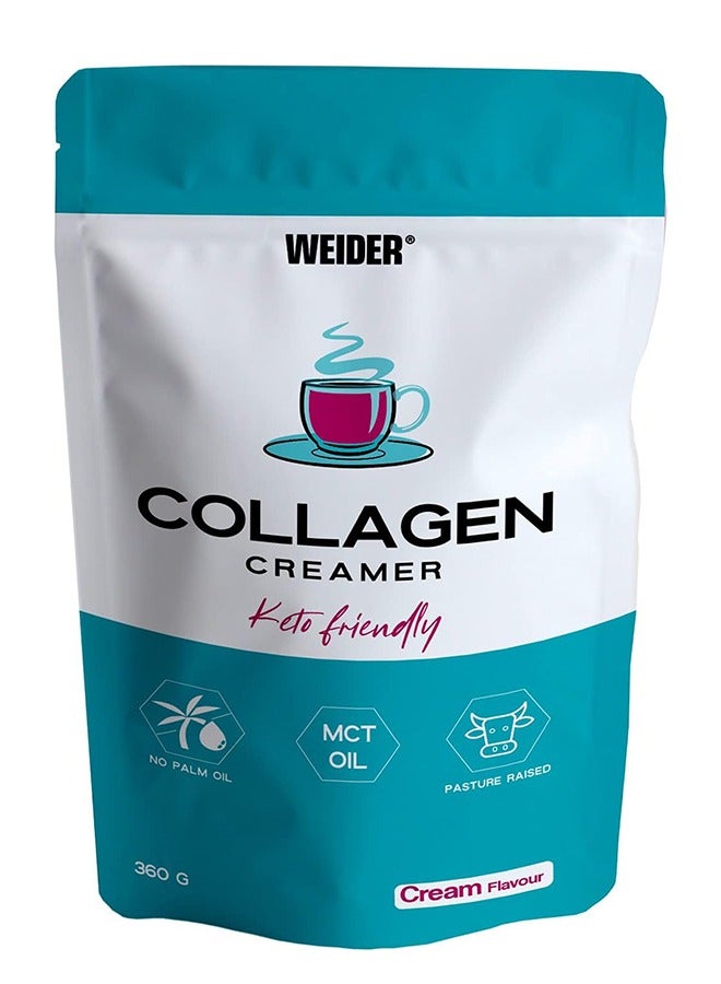 Collagen Creamer, Keto Friendly, No Palm Oil, 360g Cream Flavour