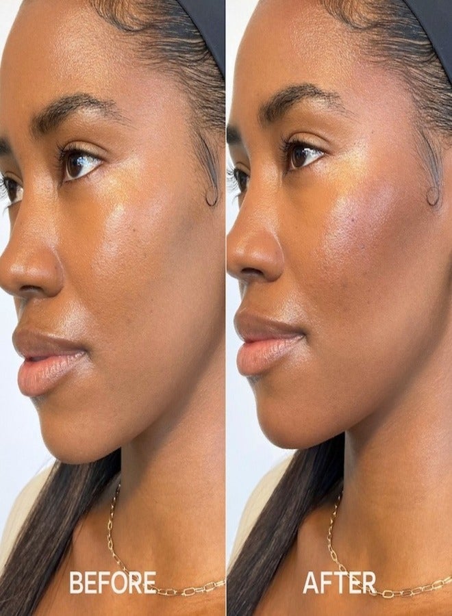 SAIE Sun Melt Natural Cream Bronzer - Deep Bronze - a warm red shade for very dark skin tones 30ml | Lightweight, Blendable, Sun-Kissed Glow